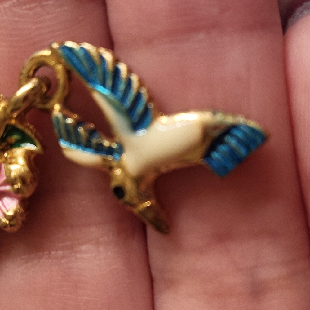 Humming bird earrings - Picture 10 of 11